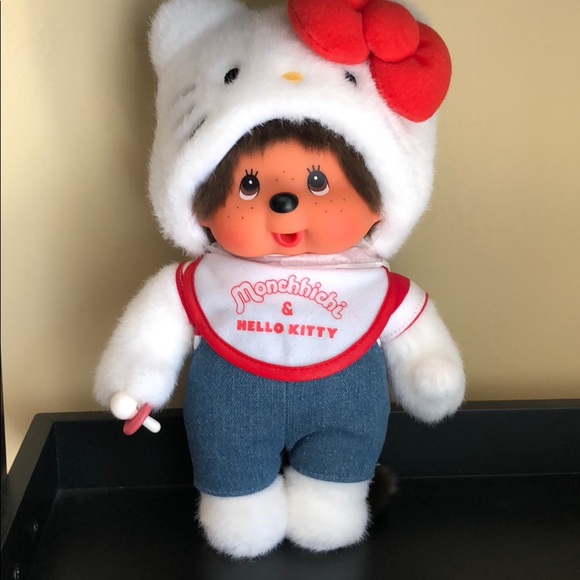 monchichi hello kitty